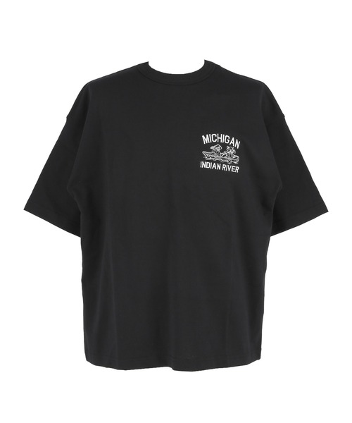 coca(coca)(コカ)の「イラスト胸刺繍半袖Tシャツ(Tシャツ/カットソー・メンズ・ブラック/ホワイト・L/M/XL)」の14枚目の写真