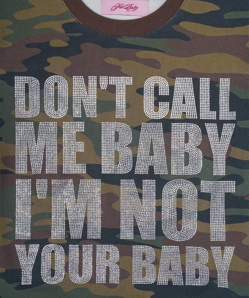 SUPPLIER（サプライヤー）の「A'GEM/9 × .kom 『SUPPLIER/サプライヤー』I'm Not Your Baby Cropped Tee/アイアムノットユアベイビークロップド Tシャツ（Tシャツ/カットソー・レディース・カーキ系・S）」の6枚目の写真