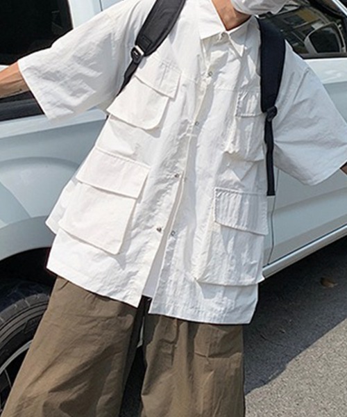 KELVIN(ケルヴァン)の「Field Pocket Shirt フィールドポケットシャツ(シャツ/ブラウス・メンズ・カーキ/ホワイト・LARGE/MEDIUM)」の15枚目の写真