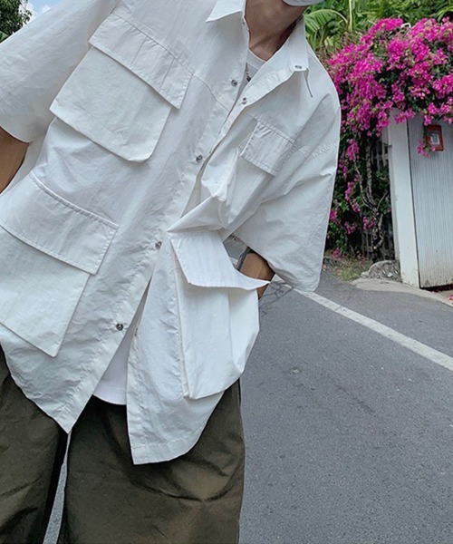 KELVIN(ケルヴァン)の「Field Pocket Shirt フィールドポケットシャツ(シャツ/ブラウス・メンズ・カーキ/ホワイト・LARGE/MEDIUM)」の16枚目の写真