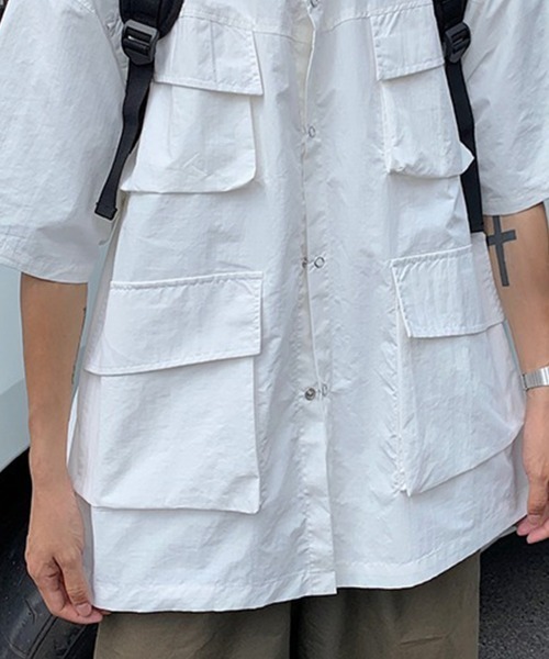 KELVIN(ケルヴァン)の「Field Pocket Shirt フィールドポケットシャツ(シャツ/ブラウス・メンズ・カーキ/ホワイト・LARGE/MEDIUM)」の17枚目の写真