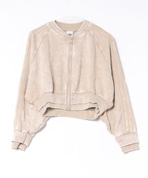 ADIDAS ウェア アディダス W SST DOUBLE LAYERED CROPPEDTT アウター KT2228 KHAKI3