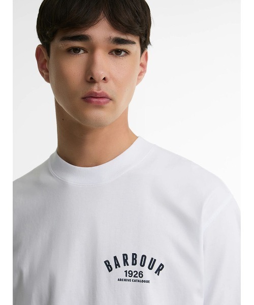 Barbour(バブアー)の「1926グラフィック アーカイブ Tシャツ(Tシャツ/カットソー・メンズ・ホワイト/レッド・40/42/36/38)」の6枚目の写真