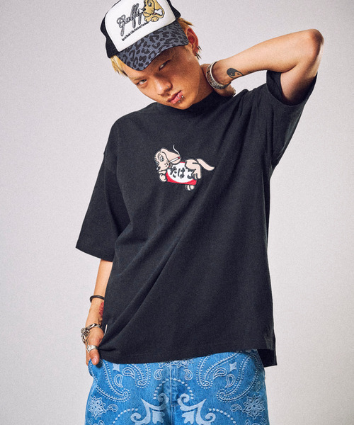GALFY(ガルフィー)の「『GALFY/ガルフィー』復刻喫煙所tee【Z】(Tシャツ/カットソー・レディース・ブラック/ホワイト・XL/L/M)」の9枚目の写真