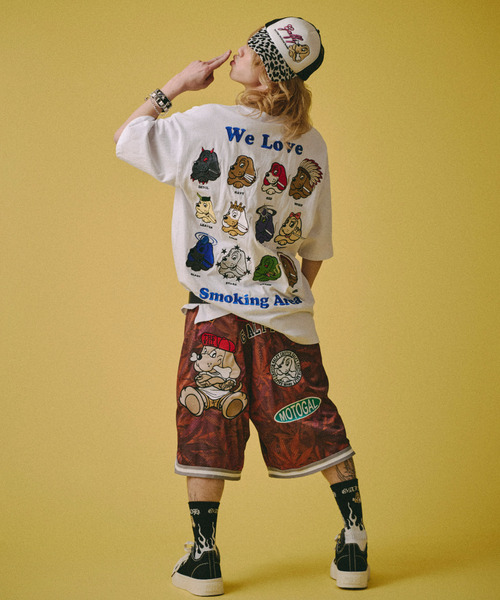 GALFY(ガルフィー)の「『GALFY/ガルフィー』復刻喫煙所tee【Z】(Tシャツ/カットソー・レディース・ブラック/ホワイト・XL/L/M)」の8枚目の写真
