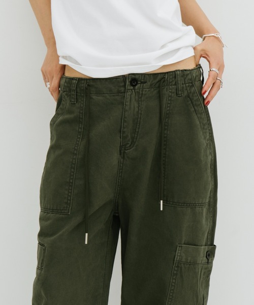 HANNE(アン)の「カーゴパンツ(カーゴパンツ・レディース・カーキ・S/M)」の5枚目の写真