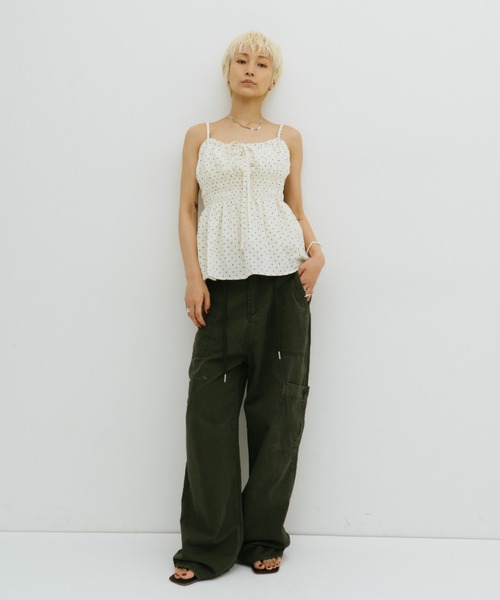 HANNE(アン)の「カーゴパンツ(カーゴパンツ・レディース・カーキ・S/M)」の9枚目の写真