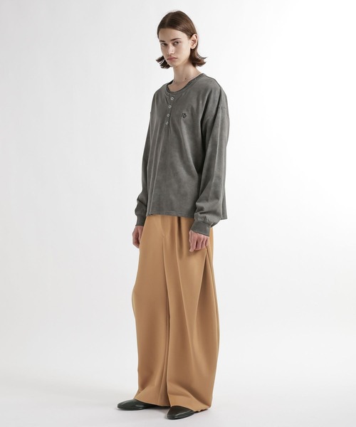HARE(ハレ)の「HAロゴヘンリ-ネックカット(HARE)(Tシャツ/カットソー・メンズ・ホワイト/ブラック/ネイビー/グレー・SMALL/MEDIUM)」の13枚目の写真