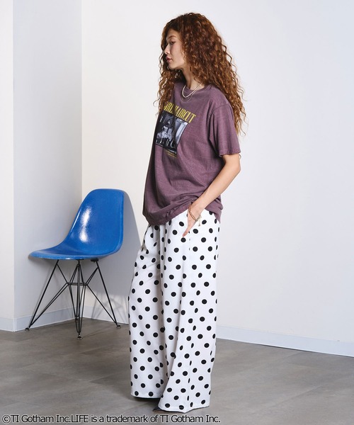 ROSE BUD(ローズバッド)の「CREOLME/LIFE PICTURE COLLECTION H/S TEE(Tシャツ/カットソー・レディース・ライトイエロー/ライトパープル/ブラウン・ONE SIZE)」の11枚目の写真