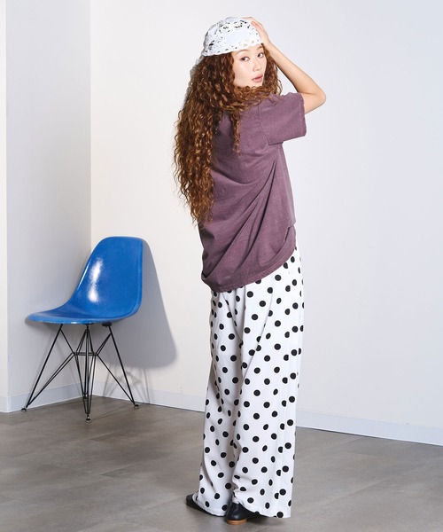 ROSE BUD(ローズバッド)の「CREOLME/LIFE PICTURE COLLECTION H/S TEE(Tシャツ/カットソー・レディース・ライトイエロー/ライトパープル/ブラウン・ONE SIZE)」の13枚目の写真