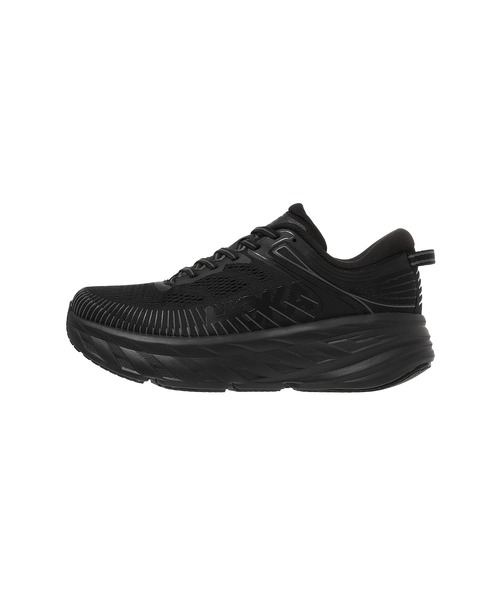 HOKA(ホカ)の「W BONDI 7 1110519-BBLC(スニーカー・メンズ・ブラック・25cm/23cm/23.5cm/24cm/24.5cm)」の2枚目の写真