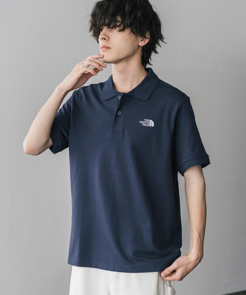 THE NORTH FACE(ザノースフェイス)の「THE NORTH FACE ザ・ノースフェイス M S/S LOGO POLO - AP レギュラーフィット半袖ポロシャツ(ポロシャツ・メンズ・ブラック/ネイビー/ライトグレー/ウッド・L/M/S/XXL/XL)」の1枚目の写真