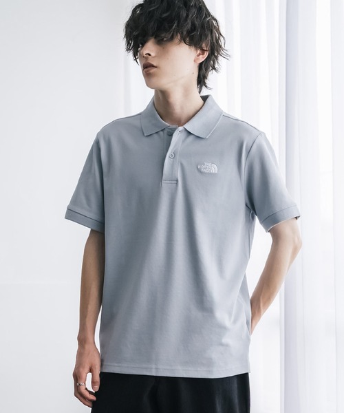THE NORTH FACE(ザノースフェイス)の「THE NORTH FACE ザ・ノースフェイス M S/S LOGO POLO - AP レギュラーフィット半袖ポロシャツ(ポロシャツ・メンズ・ブラック/ネイビー/ライトグレー/ウッド・L/M/S/XXL/XL)」の3枚目の写真