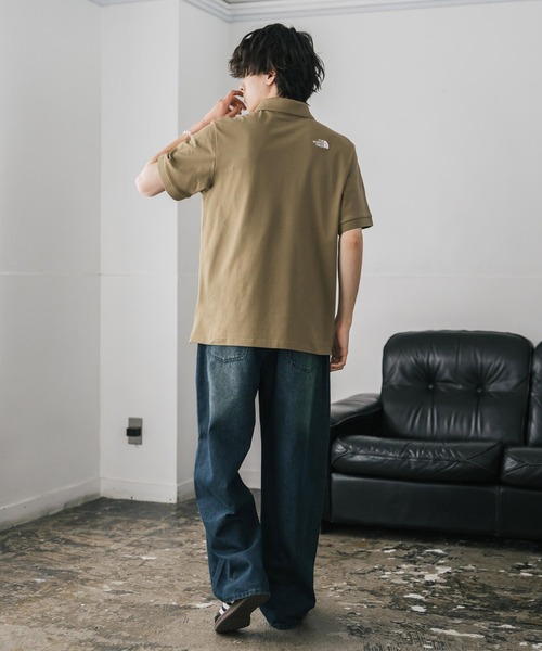 THE NORTH FACE(ザノースフェイス)の「THE NORTH FACE ザ・ノースフェイス M S/S LOGO POLO - AP レギュラーフィット半袖ポロシャツ(ポロシャツ・メンズ・ブラック/ネイビー/ライトグレー/ウッド・L/M/S/XXL/XL)」の21枚目の写真
