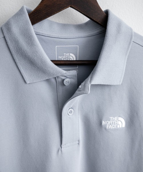 THE NORTH FACE(ザノースフェイス)の「THE NORTH FACE ザ・ノースフェイス M S/S LOGO POLO - AP レギュラーフィット半袖ポロシャツ(ポロシャツ・メンズ・ブラック/ネイビー/ライトグレー/ウッド・L/M/S/XXL/XL)」の9枚目の写真