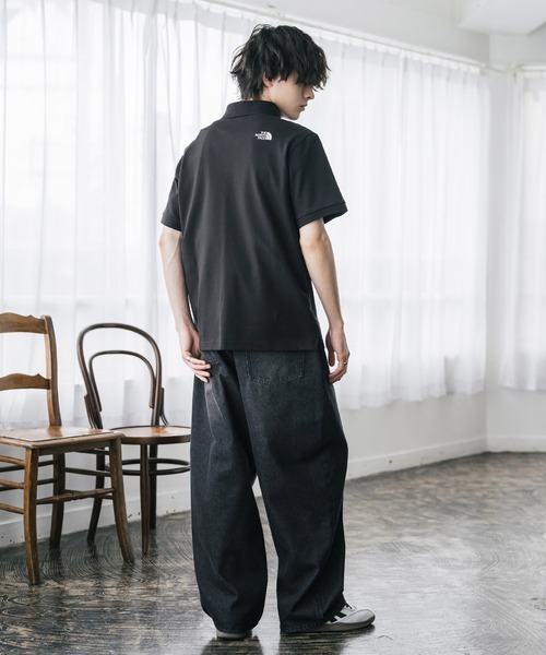 THE NORTH FACE(ザノースフェイス)の「THE NORTH FACE ザ・ノースフェイス M S/S LOGO POLO - AP レギュラーフィット半袖ポロシャツ(ポロシャツ・メンズ・ブラック/ネイビー/ライトグレー/ウッド・L/M/S/XXL/XL)」の8枚目の写真