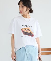 フードロゴイラストTシャツ