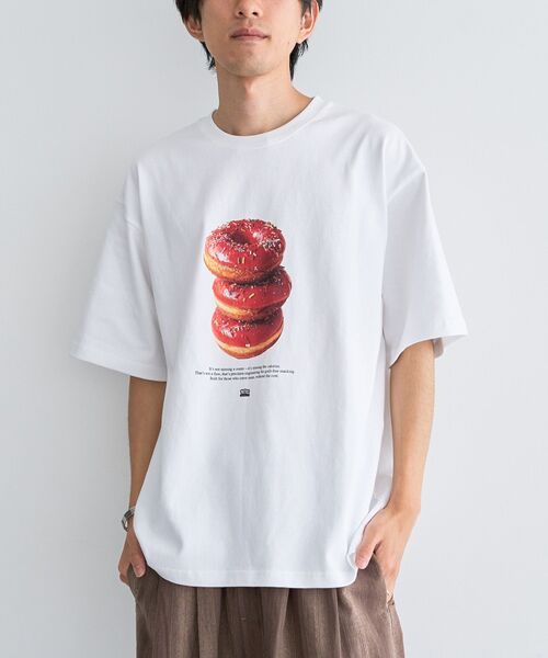 CRAFT STANDARD BOUTIQUE(クラフトスタンダードブティック)の「フードロゴイラストTシャツ(Tシャツ/カットソー・メンズ・B/A/C・M/L)」の5枚目の写真