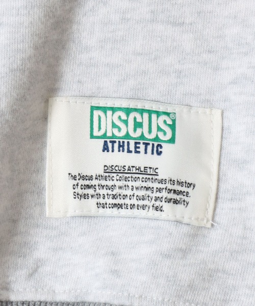 DISCUS(ディスカス)の「DISCUS/ディスカス 裏毛 ヴィンテージライク 配色 ビッグシルエット ワンポイント刺繍 トレーナー スウェット レディース メンズ(スウェット・レディース・ブラック/オートミール/グリーン/ネイビー・M/L)」の5枚目の写真