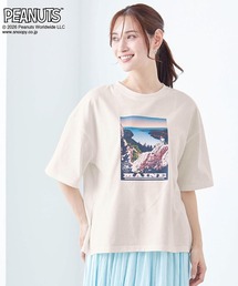 Belle Maison（ベルメゾン）の「機能性Tシャツ「スヌーピー」汗じみ防止加工（Tシャツ/カットソー）」