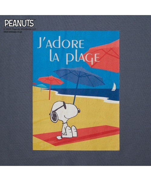 PEANUTS(ピーナッツ)の「機能性Tシャツ「スヌーピー」汗じみ防止加工(Tシャツ/カットソー・レディース・ホワイト/チャコール・SM/L~LL)」の5枚目の写真