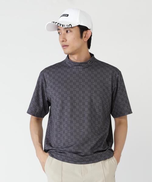 MASTER BUNNY EDITION(マスターバニーエディション)の「【MASTER BUNNY EDITION】SPXサッカープリント半袖ハイネックカットソー(Tシャツ/カットソー・メンズ・ブラック/レッド・MEDIUM/X-LARGE/LARGE)」の1枚目の写真
