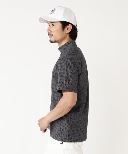 MASTER BUNNY EDITION(マスターバニーエディション)の「【MASTER BUNNY EDITION】SPXサッカープリント半袖ハイネックカットソー(Tシャツ/カットソー・メンズ・ブラック/レッド・MEDIUM/X-LARGE/LARGE)」の9枚目の写真