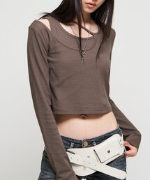 【WEB限定】レイヤードデザイントップス