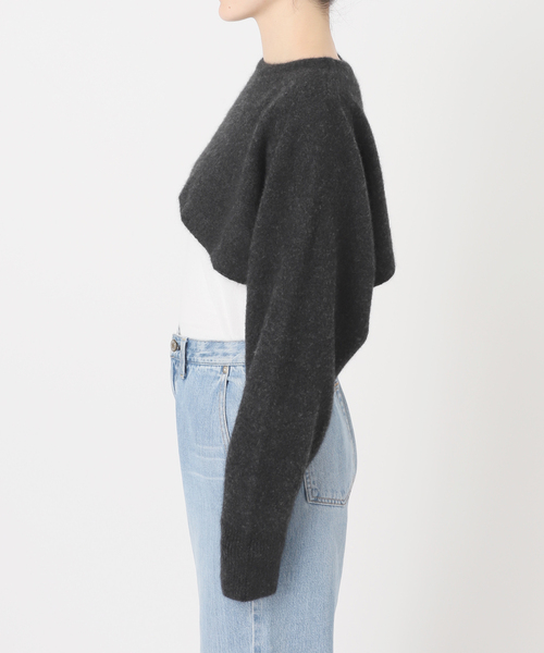 enrica（エンリカ）の「enrica/エンリカ LAYERED KNIT ニット KNIT296（ニット/セーター・レディース・ウッド/チャコールグレー・FREE）」の20枚目の写真