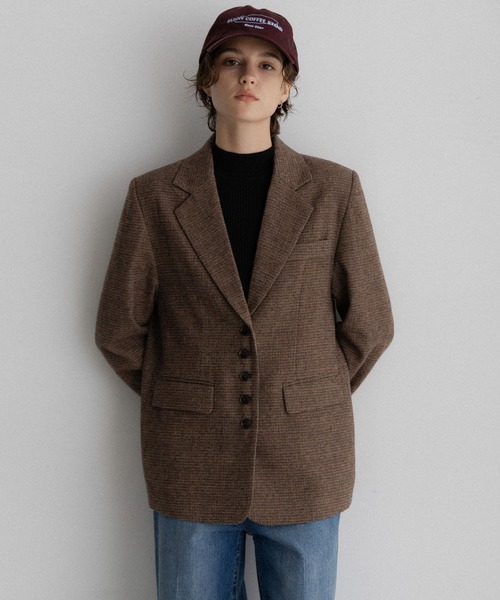 URBAN RESEARCH Sonny Label(アーバンリサーチサニーレーベル)の「ツイードテーラードジャケット(その他アウター・レディース・ダークブラウン/ブラウン・FREE)」の11枚目の写真