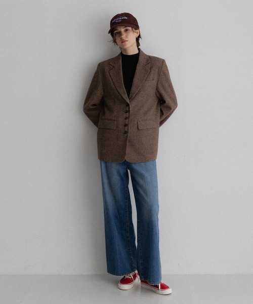 URBAN RESEARCH Sonny Label(アーバンリサーチサニーレーベル)の「ツイードテーラードジャケット(その他アウター・レディース・ダークブラウン/ブラウン・FREE)」の13枚目の写真