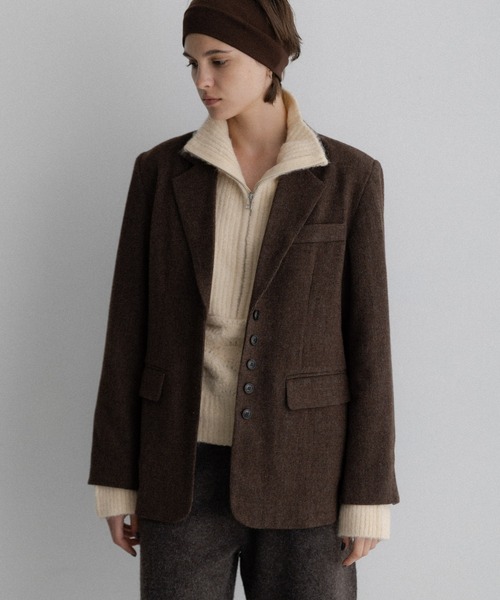 URBAN RESEARCH Sonny Label(アーバンリサーチサニーレーベル)の「ツイードテーラードジャケット(その他アウター・レディース・ダークブラウン/ブラウン・FREE)」の9枚目の写真