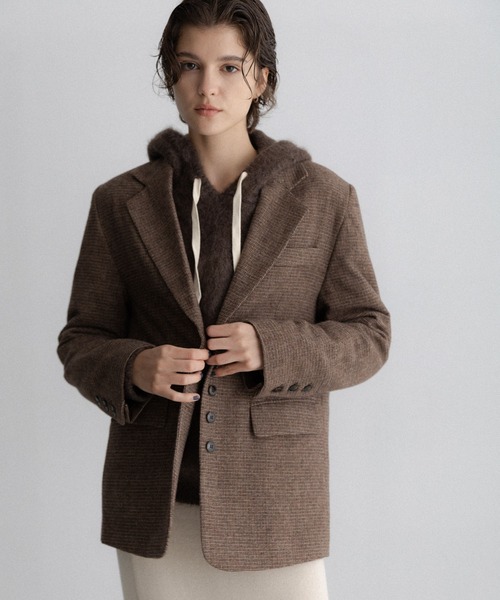 URBAN RESEARCH Sonny Label(アーバンリサーチサニーレーベル)の「ツイードテーラードジャケット(その他アウター・レディース・ダークブラウン/ブラウン・FREE)」の15枚目の写真