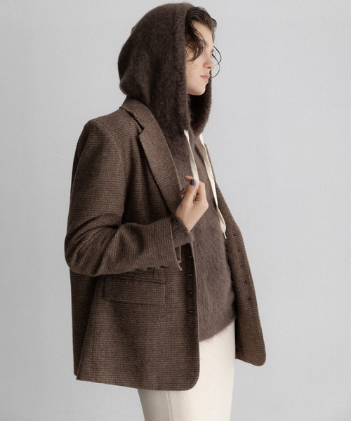 URBAN RESEARCH Sonny Label(アーバンリサーチサニーレーベル)の「ツイードテーラードジャケット(その他アウター・レディース・ダークブラウン/ブラウン・FREE)」の16枚目の写真
