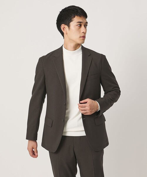 UNITED ARROWS（ユナイテッドアローズ）の「テックツイル シングル 2ボタン テーラードジャケット UA COZY ウォッシャブル ヨコストレッチ（テーラードジャケット・メンズ・ネイビー/モカ・S/L/M/XL）」の12枚目の写真