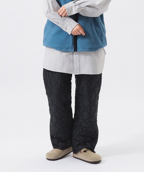BEAMS BOY(ビームスボーイ)の「キルティング ミリタリー パンツ(その他パンツ・レディース・オリーブ/ブラック・2/1)」の19枚目の写真