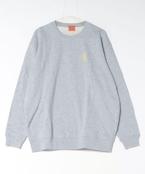 Minali(ミナリ)の「【Minali】Minali Sweat Tops(UNISEX)(スウェット・レディース・ホワイト/グレー・LARGE)」の2枚目の写真