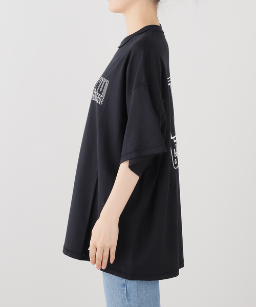 is-ness(イズネス)の「ISNESS MUSIC/イズネス ミュージック NU GROOVE Tシャツ (LEFT CHEST)(Tシャツ/カットソー・レディース・ブラック・FREE)」の4枚目の写真