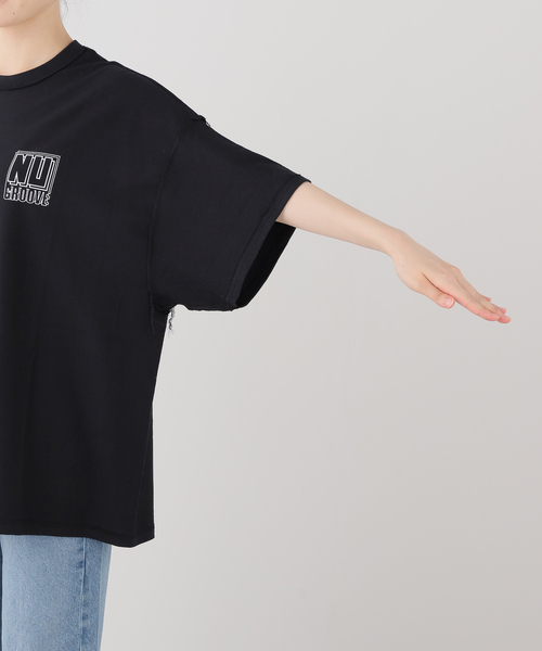 is-ness(イズネス)の「ISNESS MUSIC/イズネス ミュージック NU GROOVE Tシャツ (LEFT CHEST)(Tシャツ/カットソー・レディース・ブラック・FREE)」の6枚目の写真