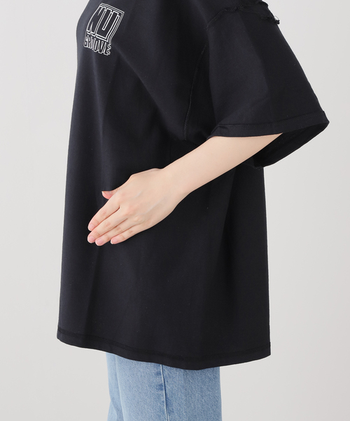is-ness(イズネス)の「ISNESS MUSIC/イズネス ミュージック NU GROOVE Tシャツ (LEFT CHEST)(Tシャツ/カットソー・レディース・ブラック・FREE)」の7枚目の写真