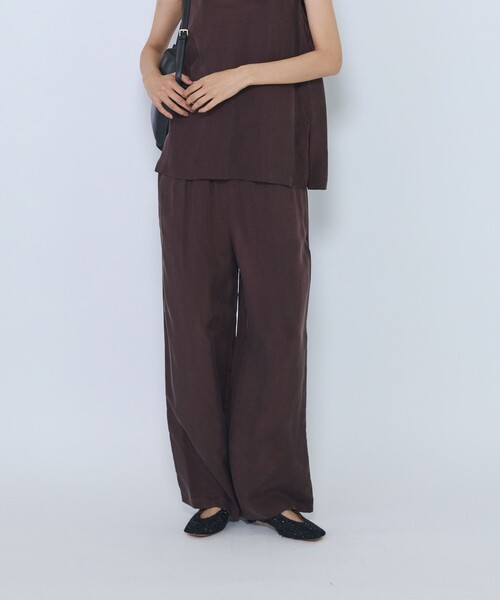 1er Arrondissement(プルミエアロンディスモン)の「キュプラフィブリルイージーパンツ(その他パンツ・レディース・ブラック/ブラウン/グレイッシュベージュ・38/36)」の3枚目の写真