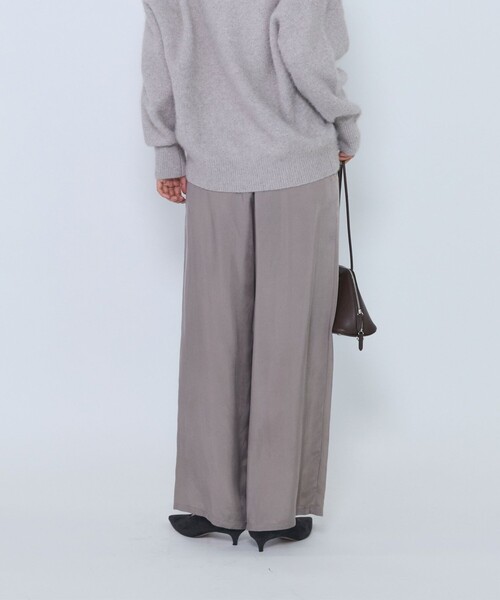 1er Arrondissement(プルミエアロンディスモン)の「キュプラフィブリルイージーパンツ(その他パンツ・レディース・ブラック/ブラウン/グレイッシュベージュ・38/36)」の10枚目の写真