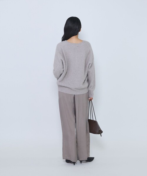 1er Arrondissement(プルミエアロンディスモン)の「キュプラフィブリルイージーパンツ(その他パンツ・レディース・ブラック/ブラウン/グレイッシュベージュ・38/36)」の13枚目の写真