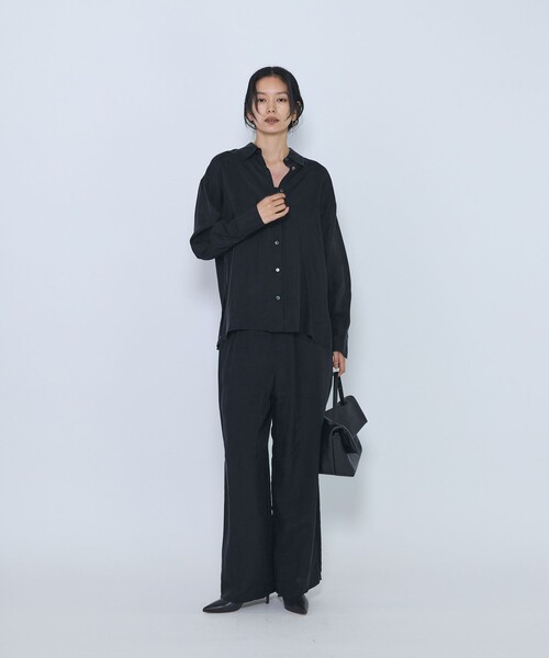 1er Arrondissement(プルミエアロンディスモン)の「キュプラフィブリルイージーパンツ(その他パンツ・レディース・ブラック/ブラウン/グレイッシュベージュ・38/36)」の18枚目の写真