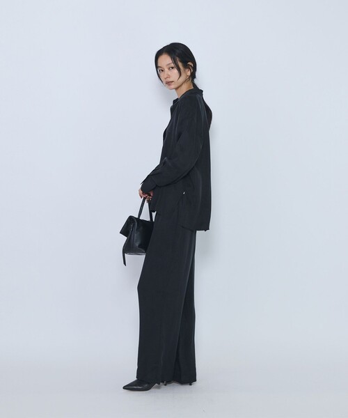 1er Arrondissement(プルミエアロンディスモン)の「キュプラフィブリルイージーパンツ(その他パンツ・レディース・ブラック/ブラウン/グレイッシュベージュ・38/36)」の19枚目の写真