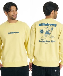 BILLABONG メンズ SINGLE FIN トレーナー 【2026年秋冬モデル】/ビラボンバックプリントクルーネックスウェット
