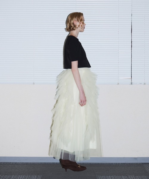 ANDRESD（アンドレスド）の「ジェリーフィッシュドレス / JELLYFISH DRESS（ドレス・レディース・ホワイト系その他/ライトブルー/ブラック・S/M/L）」の18枚目の写真