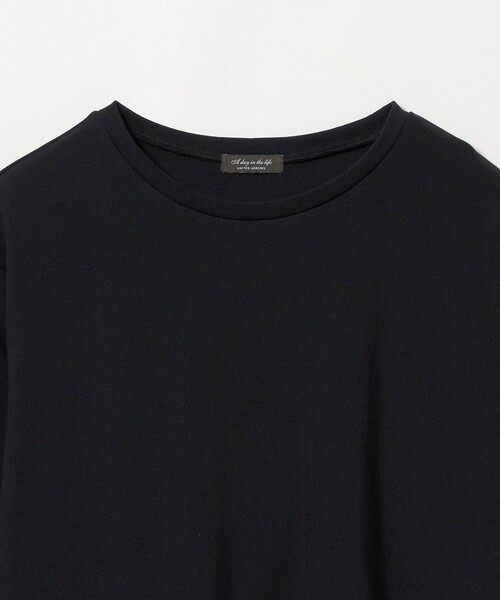 A DAY IN THE LIFE UNITED ARROWS(アデイインザライフユナイテッドアローズ)の「ポンチ×サテン レースフレアカットソー <A DAY IN THE LIFE>(Tシャツ/カットソー・レディース・ブラック/ダークブラウン/ナチュラル・FREE)」の19枚目の写真