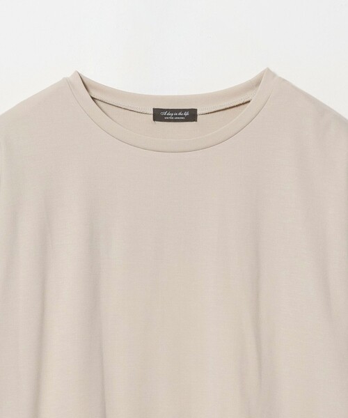 A DAY IN THE LIFE UNITED ARROWS(アデイインザライフユナイテッドアローズ)の「ポンチ×サテン レースフレアカットソー <A DAY IN THE LIFE>(Tシャツ/カットソー・レディース・ブラック/ダークブラウン/ナチュラル・FREE)」の22枚目の写真