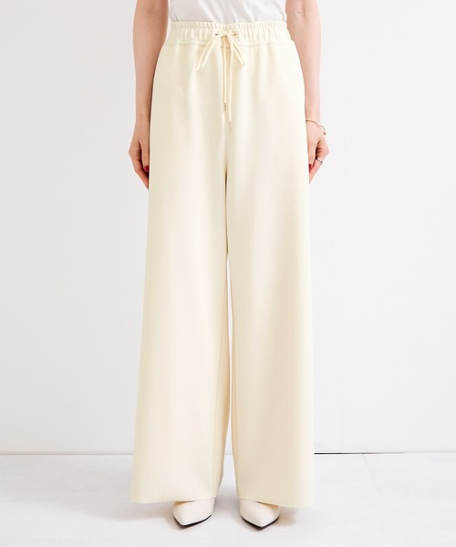 le cercle ADAM ET ROPE'（ルセルクルアダムエロペ）の「サンディカットJZワイドパンツ/セットアップ対応（その他パンツ・レディース・オフホワイト/ブラック/ライトグレー・FREE）」の10枚目の写真